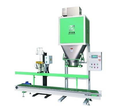 Semi-automatic Fertilizer Sugar Foodstuff Granule Packing Machine white food 10kg 25kg 50kg